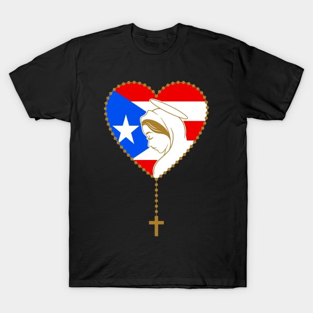 Our lady of Providence nuestra señora de la divina providencia patrona de puesto rico T-Shirt by JayD World